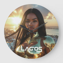 RELÓGIO GRANDE LAGOS - NIGERIA - SUPER-HERÓI