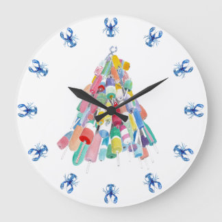 Relógio Grande Lagosta O'Clock - Azul