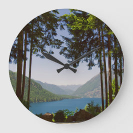 Relógio Grande Lake Cushman in Summer Clock