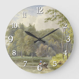 Relógio Grande Landschap encontrou Figuren em een Roeibootje Vint