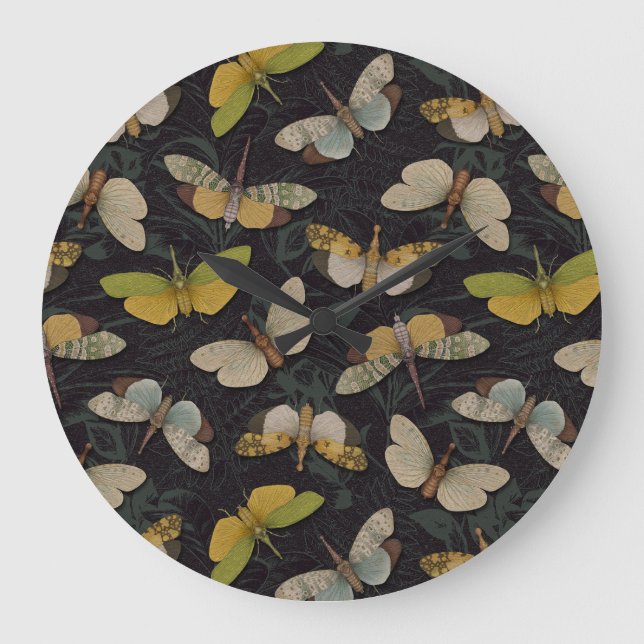 Relógio Grande Lanternófilos - Píropos Candelaria e Planthoppers (Frente)