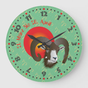 Relógio Grande Largura 21. März bis 20. April Uhr