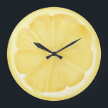 Relógio Grande Lemon Slice<br><div class="desc">Lemon Slice Large Clock</div>