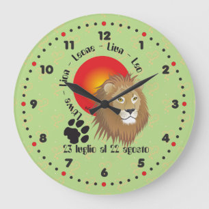 Relógio Grande Leone 23 al 22 Orologio luglio agosto