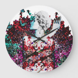 Relógio Grande Like Flowering Flowers