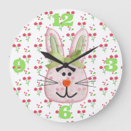 Relógio Grande "Lil Bunny" ACRYLIC WALL CLOCK