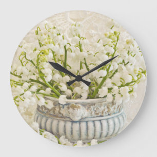 Relógio Grande Lily Of The Valley