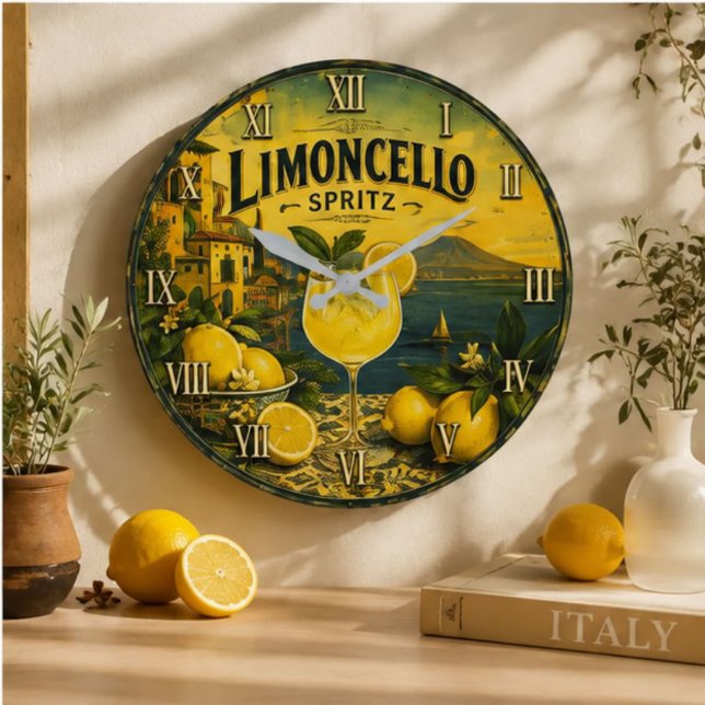 Relógio Grande Limoncello Spritz (Criador carregado)