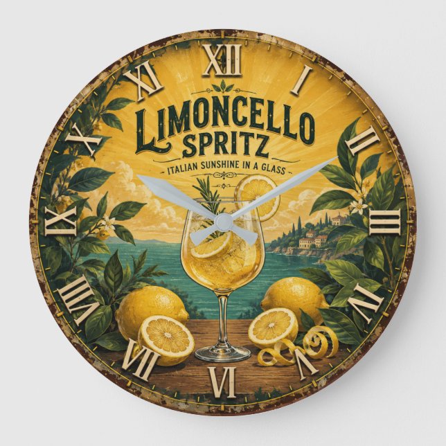 Relógio Grande  Limoncello Spritz Italian  (Frente)