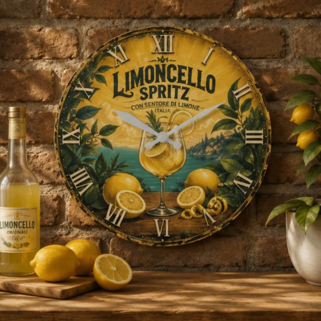 Relógio Grande  Limoncello Spritz Italian  (Criador carregado)