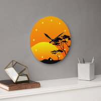 Linda África Safari Brilhante Sunset Laranja