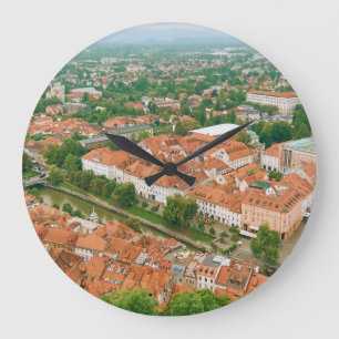 Relógio Grande Ljubljana de cima