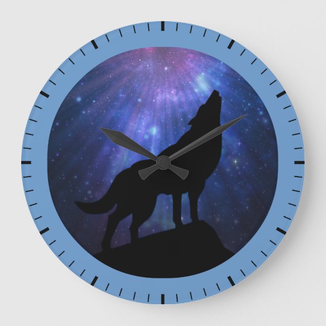 Relógio Grande Lobo Celestial (Frente)