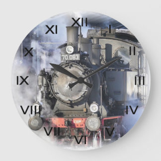 Relógio Grande Locomotiva do Comboio a Vapor