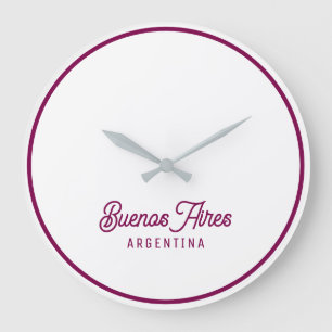 Relógio Grande logo Minimal Retro Elegante de Buen