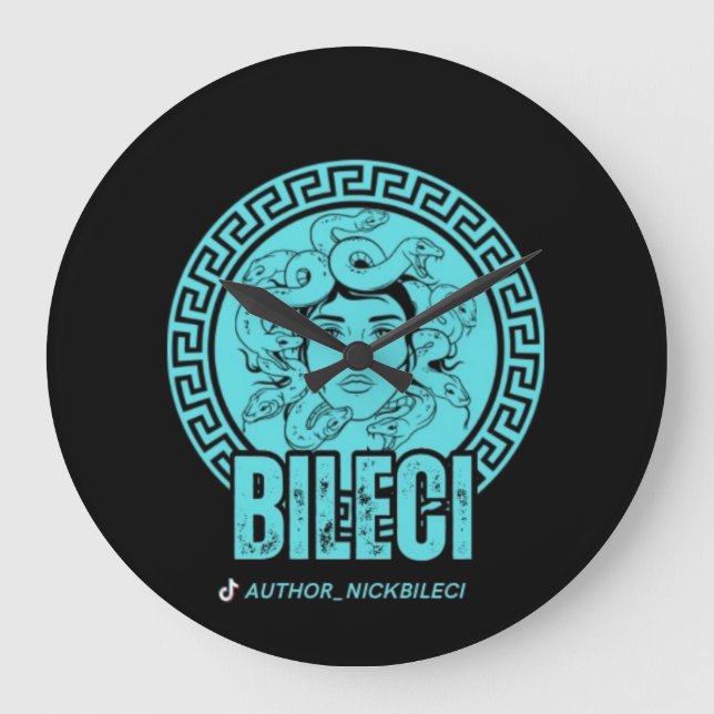 Relógio Grande Logotipo Bileci (Frente)