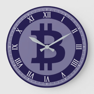 Relógio Grande Logotipo de placa gráfica Bitrate, parede de escri