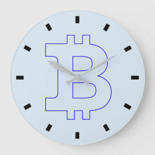Relógio Grande Logotipo de placa gráfica Bitrate, parede de escri