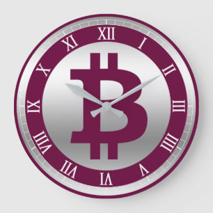 Relógio Grande Logotipo de placa gráfica Bitrate, parede de escri