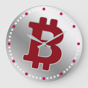 Relógio Grande Logotipo de placa gráfica Bitrate, parede de escri