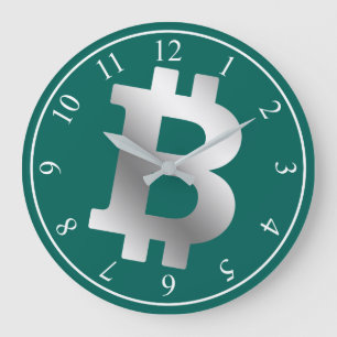 Relógio Grande Logotipo de placa gráfica Bitrate, parede de escri