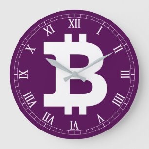 Relógio Grande Logotipo de placa gráfica Bitrate, parede de escri