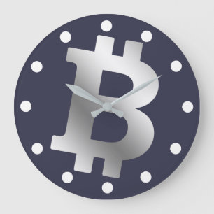 Relógio Grande Logotipo de placa gráfica Bitrate, parede de escri