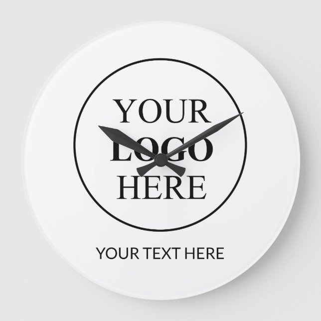 Relógio Grande Logotipo de Promocional personalizado - Sem pedido (Frente)