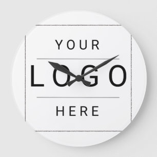 Relógio Grande Logotipo Personalizado