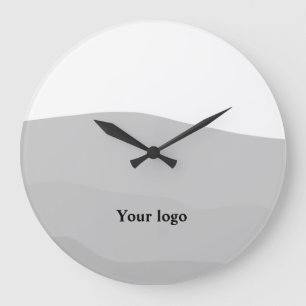Relógio Grande Logotipo personalizado simples e elegante aqui na