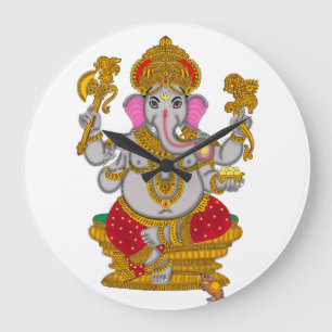 Relógio Grande Lord Ganesha Clock