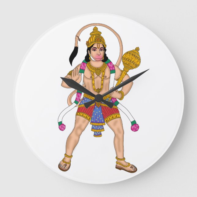 Relógio Grande Lord Hanuman Clock (Frente)