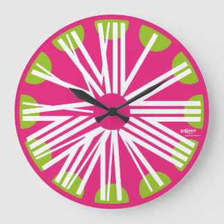 RELÓGIO GRANDE LOVE ART KLOCK CLASSIC OVERLAPPING NUMBERS BY MASA