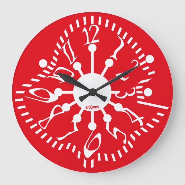 RELÓGIO GRANDE LOVE ART KLOCK DEFORMED DAKILIANO BY MASANSER (Frente)