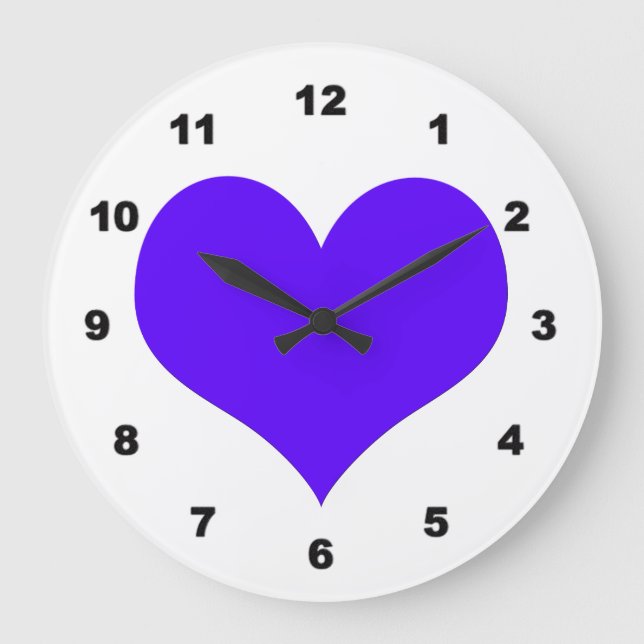 Relógio Grande Love Time Acrylic Wall Clock (Frente)