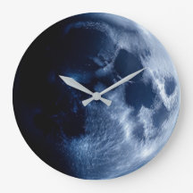 Lua Cheia Azul Espaço Celestial Astronomia