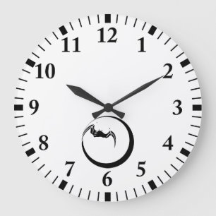 Relógio Grande Lua e morcego