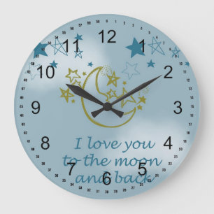 Relógio Grande Lua e Volta