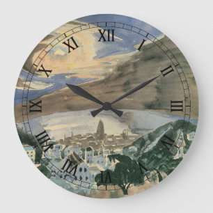 Relógio Grande Lua sobre Barcelona de Walter Gramatte