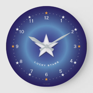 Relógio Grande Lucky Stars Acryall Clock