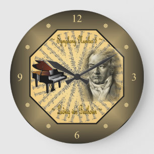 Relógio Grande Ludwig van Beethoven ~ Compositor alemão ~ Pianist