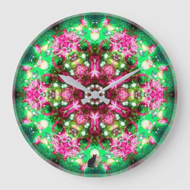 Relógio Grande Luminoso Stellar Kaleid (Frente)