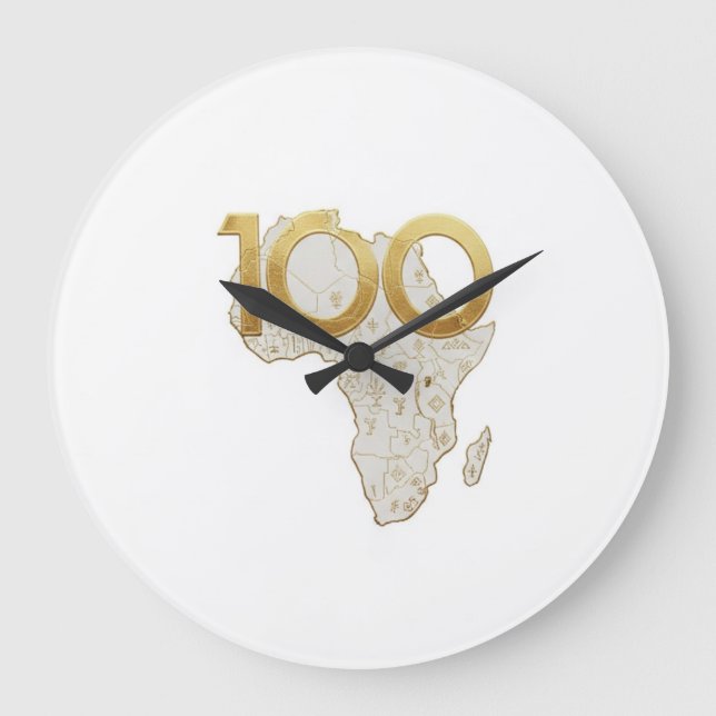 Relógio Grande Luxury Golden Africa 100 Years Centennial Legacy - (Frente)