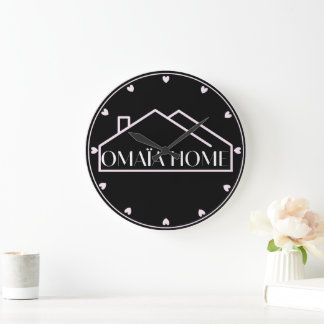 Relógio Grande Luxury OMAÏA HOME Signature Wall Clock