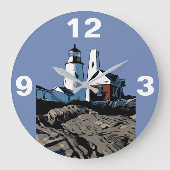 RELÓGIO GRANDE LUZ DO PONTO PEMAQUID (Frente)