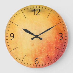 Relógio Grande Maçã madura solteiro