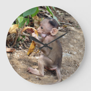 Relógio Grande Macaco-Bebê
