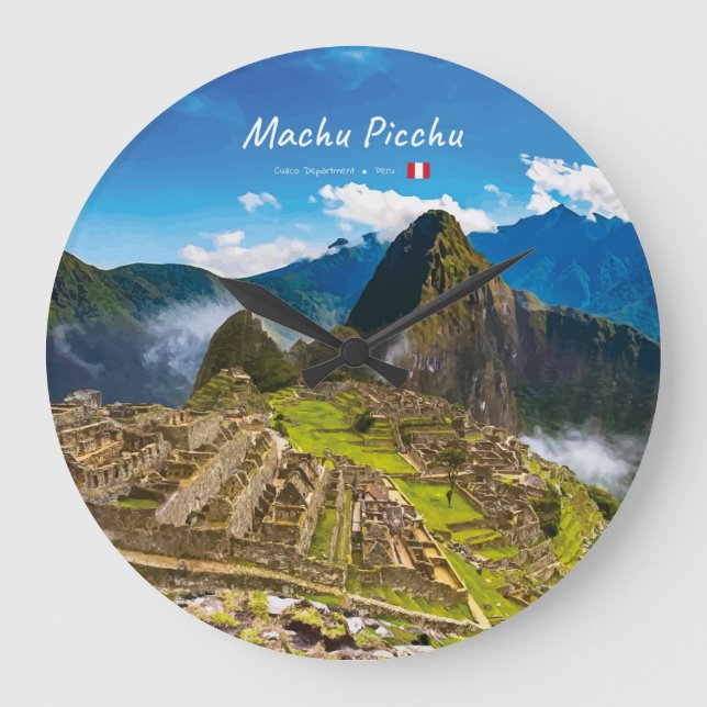 Relógio Grande Machu Picchu, Peru - Ruínas da Cidadela Inca (Frente)