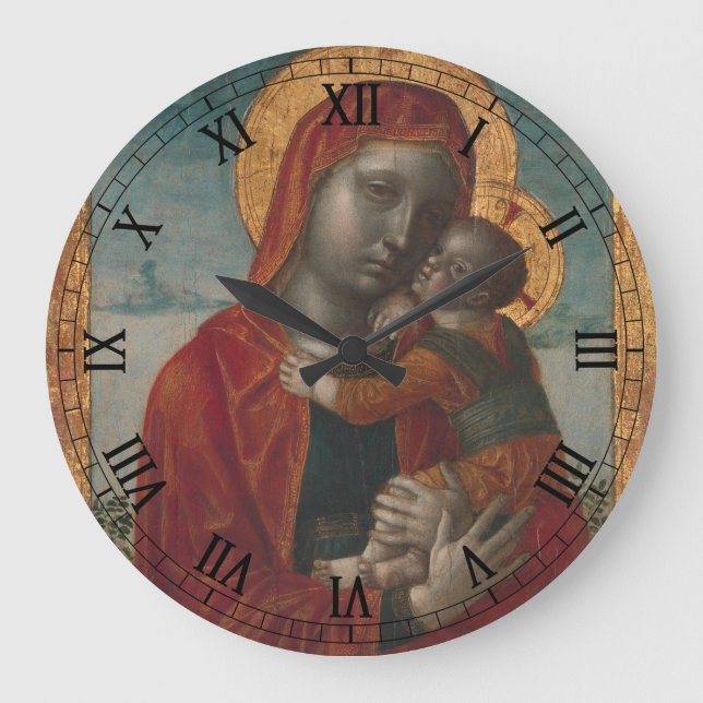 Relógio Grande Madonna E Criança (Frente)