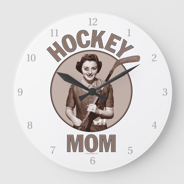 Relógio Grande Mãe de Hockey (Frente)